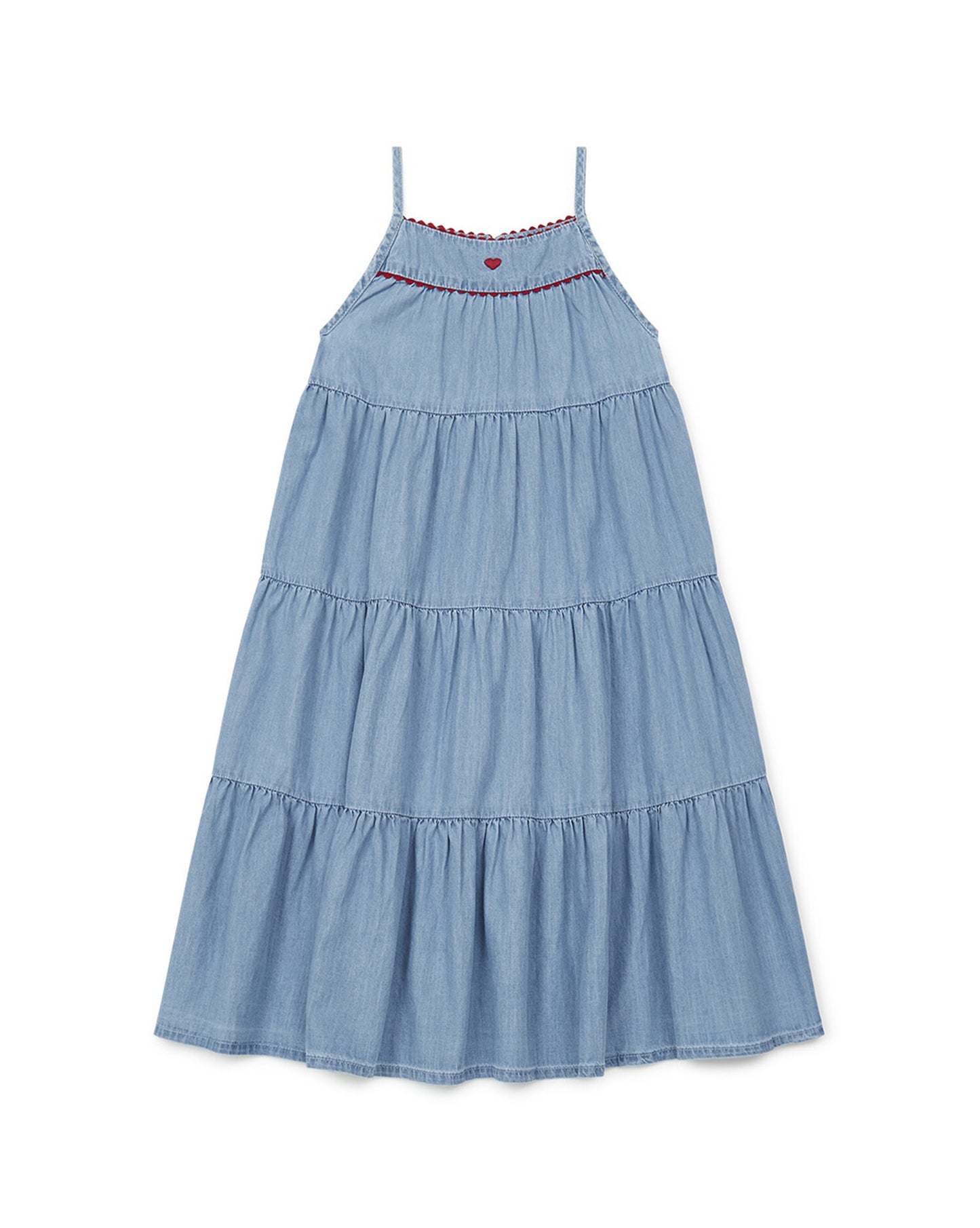 Tiered Denim Dress - Bonton