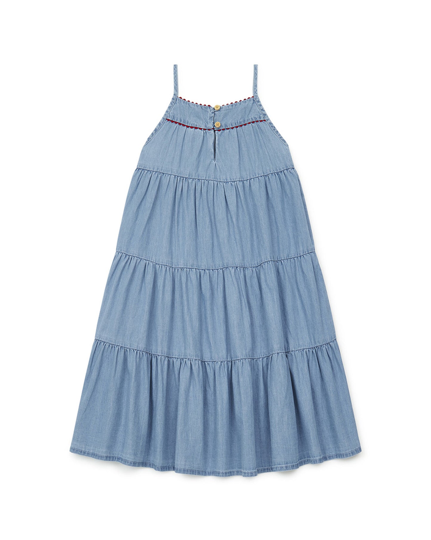 Tiered Denim Dress - Bonton