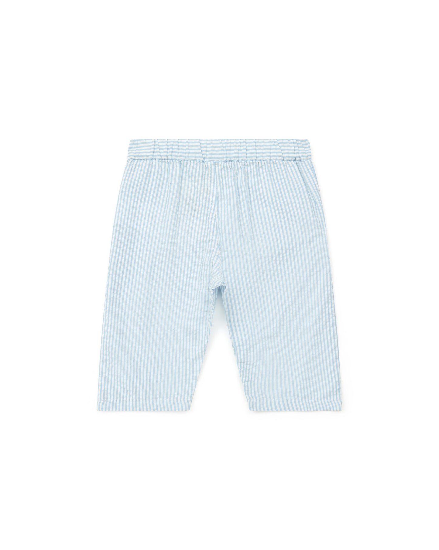 Blue Stripe Seersucker Pants - Bonton