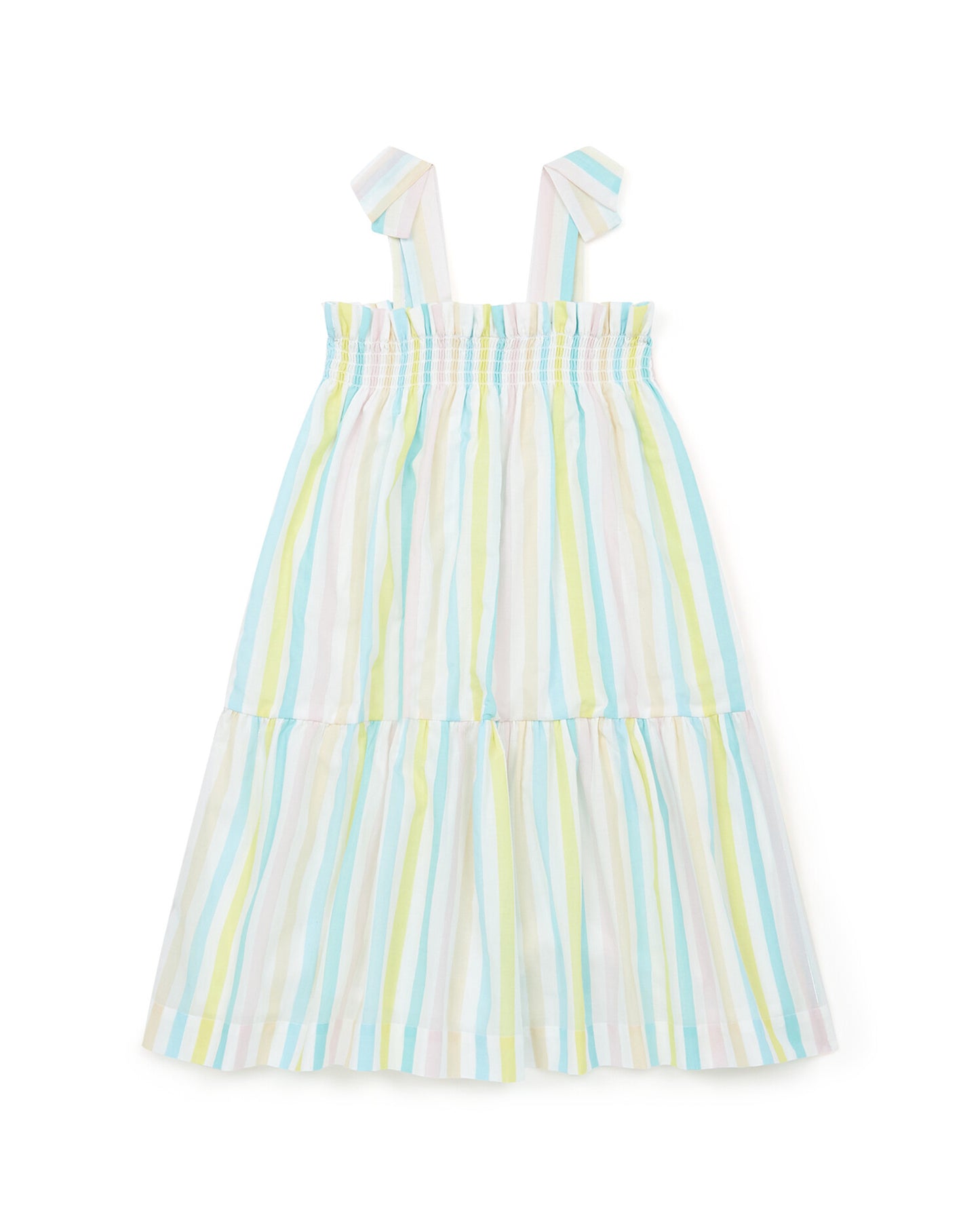 Candy Stripe Cotton Voile Dress - Bonton