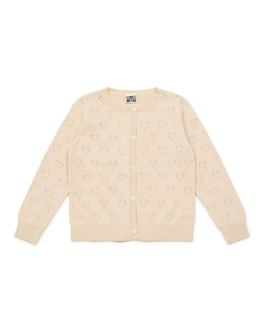Openwork Hearts Cardigan - Bonton sp24