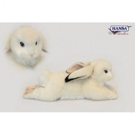 White Bunny w/ Floppy Ears - Hansa