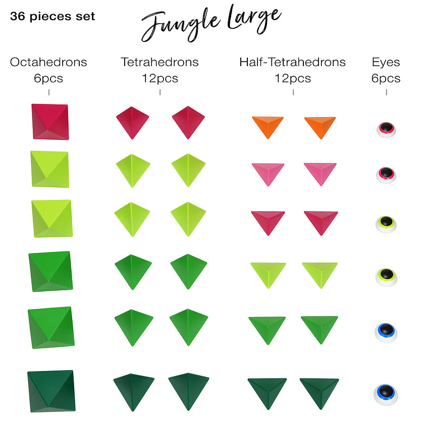 Trido Jungle Block Set - Uniche
