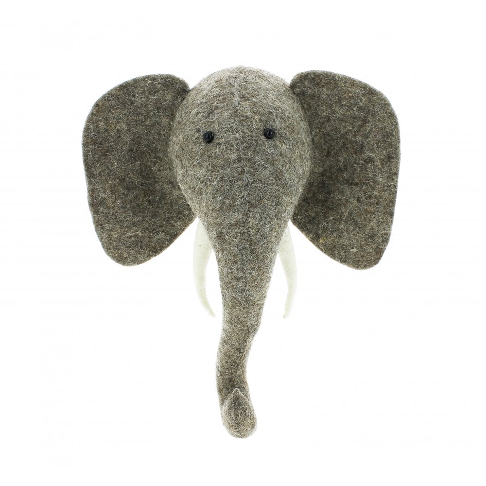 Mini Elephant Head Wall Decoration - Fiona Walker