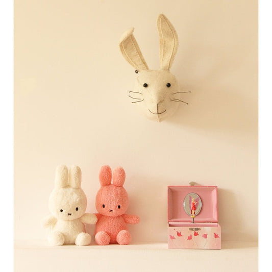 Mini White Rabbit Head - Fiona Walker