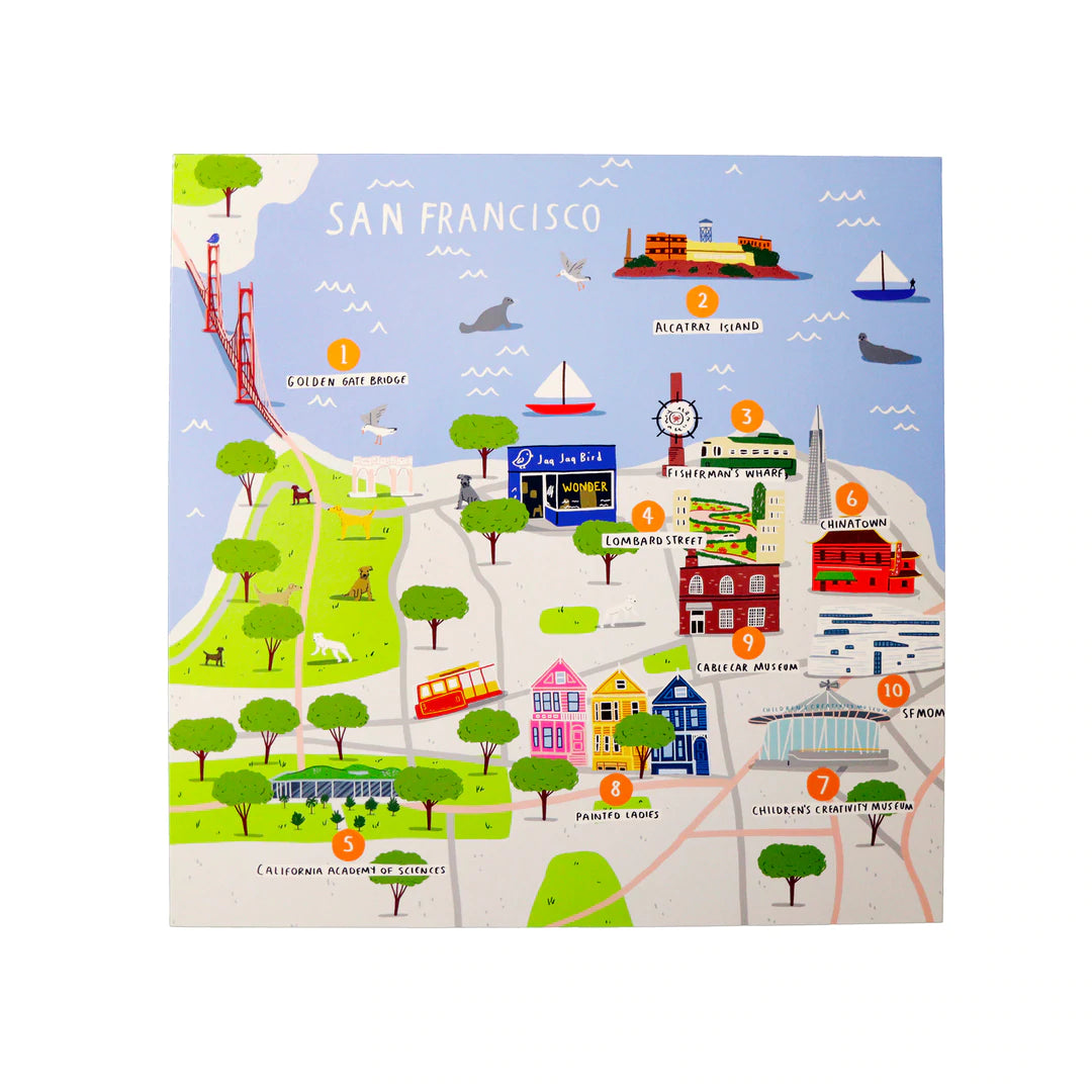 San Francisco Stick It&Go Activity Set - Jaq Jaq Bird