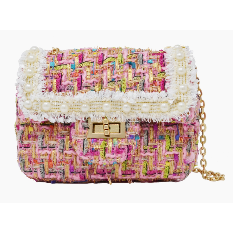 Tweed Pearl Mini Bag