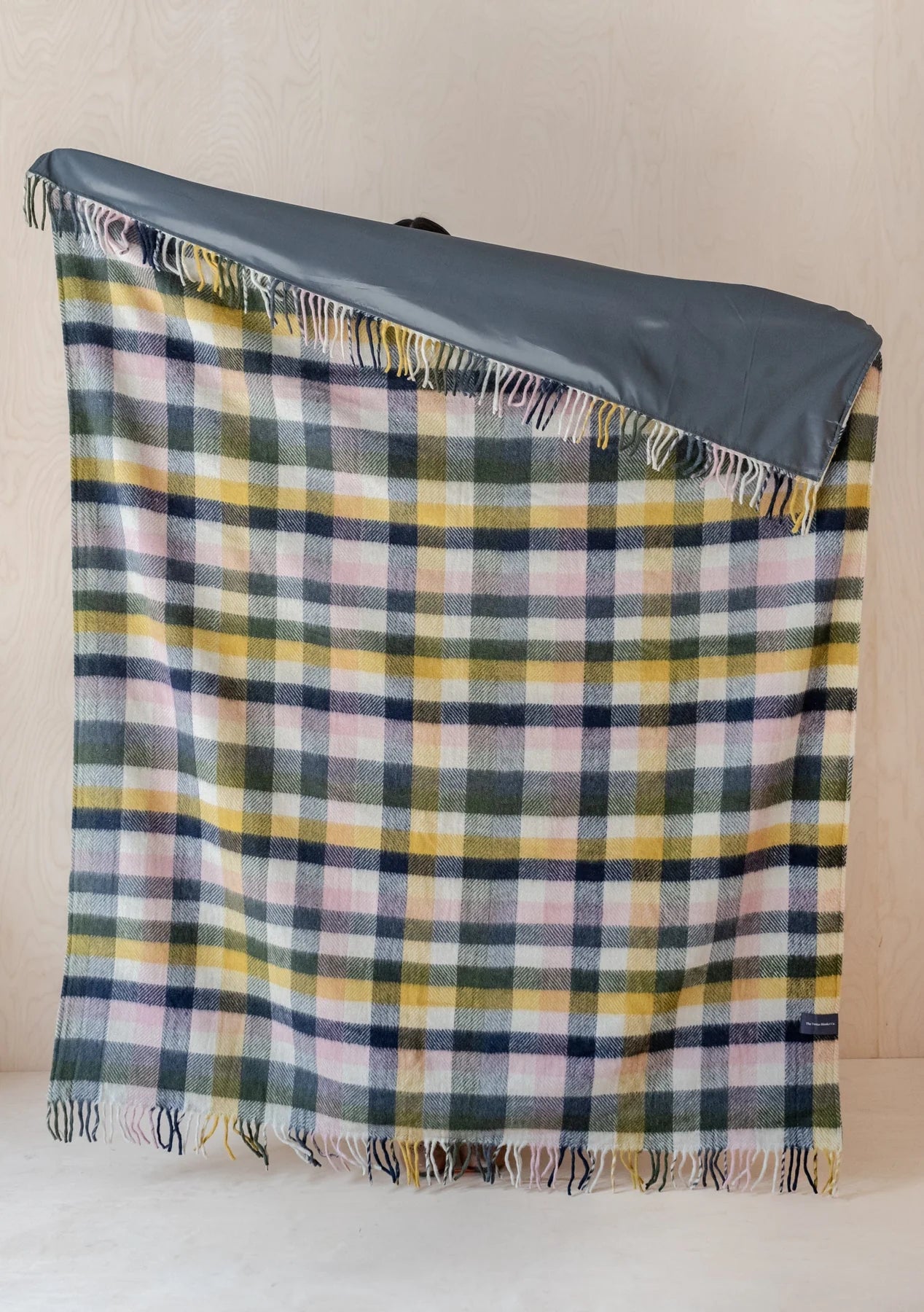 Recycled Wool Waterproof Picnic Blanket Tartan Blanket Co